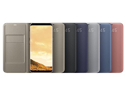 Samsung Led View, Funda para smartphone Samsung Galaxy S8 Plus, Violeta