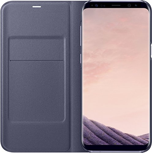 Samsung Led View, Funda para smartphone Samsung Galaxy S8 Plus, Violeta