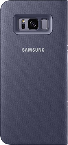 Samsung Led View, Funda para smartphone Samsung Galaxy S8 Plus, Violeta