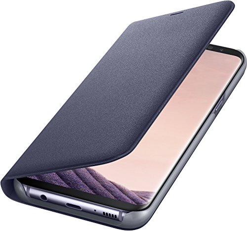 Samsung Led View, Funda para smartphone Samsung Galaxy S8 Plus, Violeta