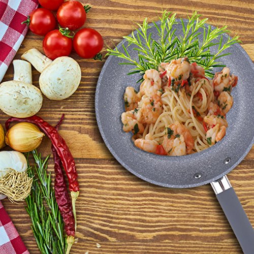 San Ignacio Premium SIP Set 3 sartenes + 4 Cuchillos, Aluminio Forjado