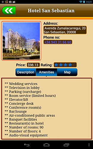 San Sebastian Offline Map Travel Guide