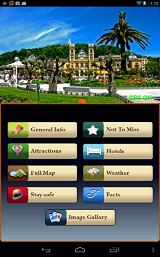 San Sebastian Offline Map Travel Guide