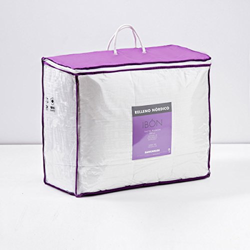 Sancarlos - Relleno nórdico IBÓN, Alta gama, Microgel 3D tacto pluma, Densidad 350 g, Cama 150