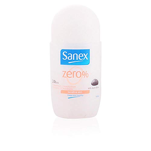 Sanex Zero% Desodorante Roll On para Piel Sensible - 50 ml