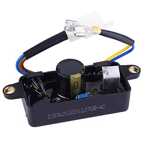 SANON Regulador de Voltaje Automático Regulador de Voltaje de 250V 220Uf Avr Universal para Generador 1-3Kw