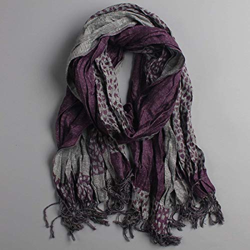 Saoye Fashion Maquillaje Cómodo Paquete Suave Succinato Borla Hombres Hombres Simple Y Mujeres Juntos Otoño Invierno Azul Bufanda Moda Fibra De Poliéster Superior (Color : Beige, Size : L)