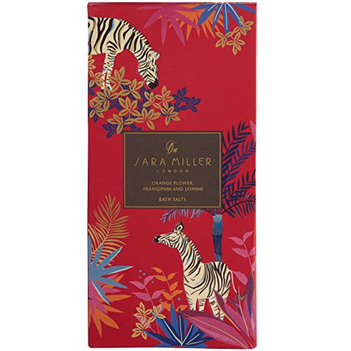 Sara Miller Beauty - Sales de baño con flor de naranja, frangipani y jazmín, rojo, 0,17 kg