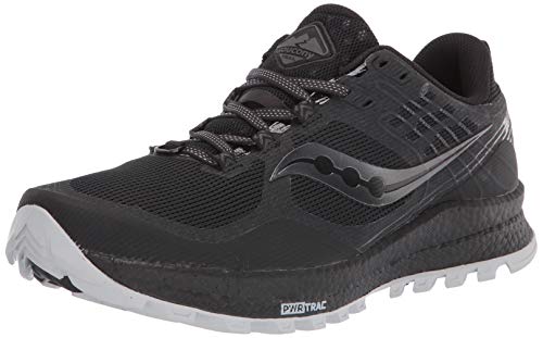 Saucony Xodus 10 Black, Zapatillas para Carreras de montaña para Hombre, Negro, 46.5 EU