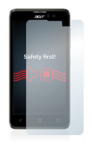 savvies Cristal Templado Compatible con Acer Liquid Z520 Protector Pantalla Vidrio Proteccion 9H Pelicula Anti-Huellas