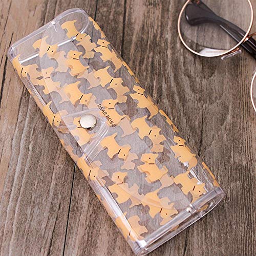 Schneespitze 4Pcs Estuche de Anteojos,Fundas de Gafas Portátiles Bolsa,Portátil Estuche de Gafas Estuche de Gafas para Gafas de Lectura Gafas de Sol Gafas Estuche
