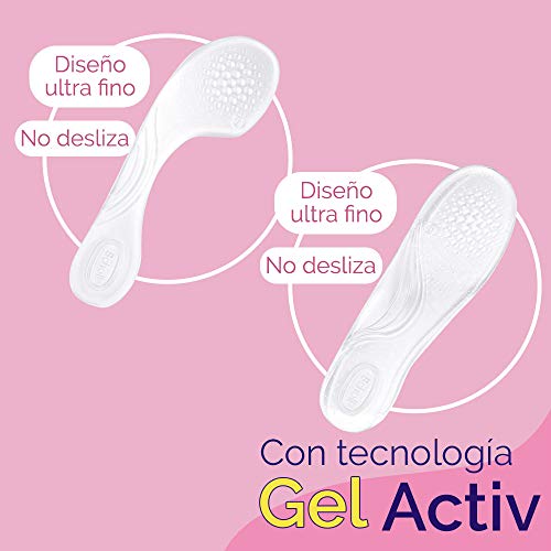 Scholl Plantillas GelActiv para Tacones Muy Altos y para Zapatos Abiertos - 4 plantillas