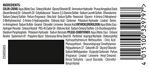 SchwarzKOPF POLY PALETTE Intensiv Creme Coloration 650/5-680 castaño, 3 unidades (3 x 128 ml)