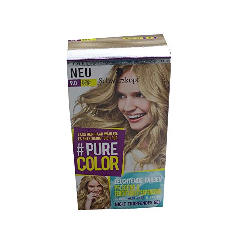 Schwarzkopf Pure Color 9.0 - Cabezal de rubio