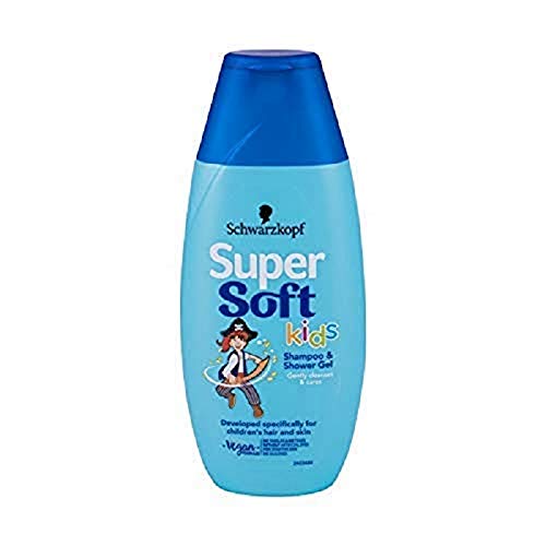 Schwarzkopf Supersoft Kids Boys Shampoo and Shower Gel 250 ml Pack of 5
