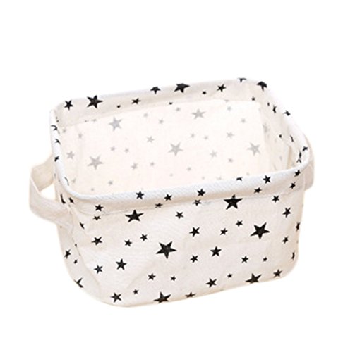 Scrox Venta Cesta de Almacenamiento de Cosméticos Papelería Ropa Juguetes Libros Cajas Almacenaje Caso Organizador Ayudarte a acomodar Mejor tu Ropa y artículos Diversos 20 * 17 * 12.5 cm