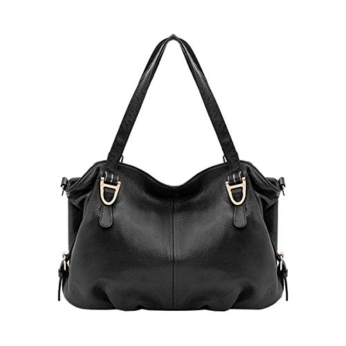 SDINAZ Bolsos de Mano Mujer Bolsos Bandolera Moda Cuero Piel autentica Suave Bolsos Totes Shoppers y Bolsos de Hombro