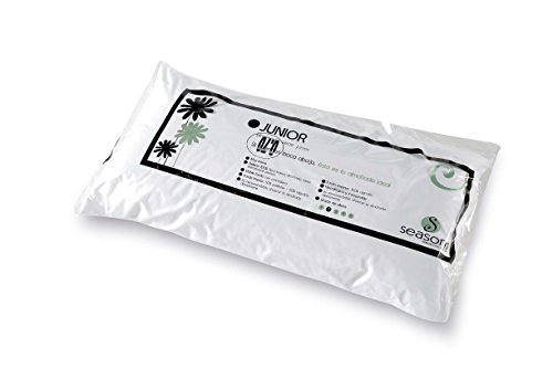 SEASONS- Almohada de Fibra Antiácaros de 105 cms Extrasuave para NIÑOS Doble Funda. Baja firmeza.