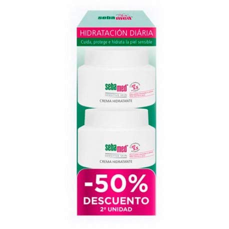 Sebamed DUPLO Crema Hidratante Facial Piel Sensible, 2x75ml