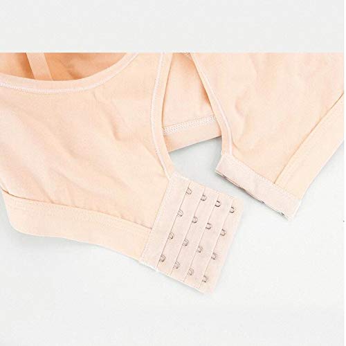 Sección Delgada de Ropa Interior para Mujeres Embarazadas, sin Anillo de Acero, Sujetador de Lactancia, Hebilla Cruzada Rosa Claro XXL=40/90