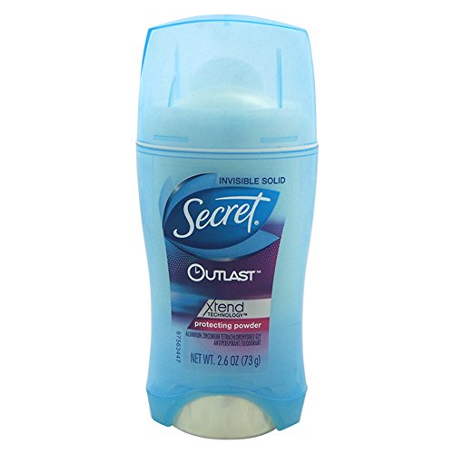 Secret Outlast Protecting Powder Scent Women's Invisible Solid Antiperspirant & Deodorant 2.6 Oz by Secret