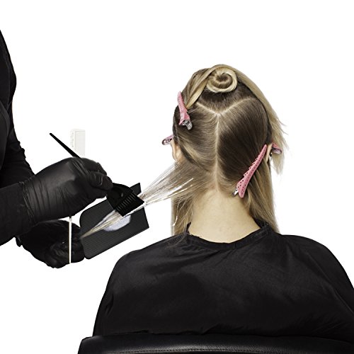 Segbeauty® Destacando la Paleta con 2 Tintes para Cabello Cepillo Tinte, Negro Tabla de Color de Pelo para Balayage Reflejos, Cepillo de Tintura Profesional Set de Peluquería