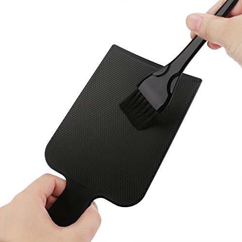 Segbeauty® Destacando la Paleta con 2 Tintes para Cabello Cepillo Tinte, Negro Tabla de Color de Pelo para Balayage Reflejos, Cepillo de Tintura Profesional Set de Peluquería