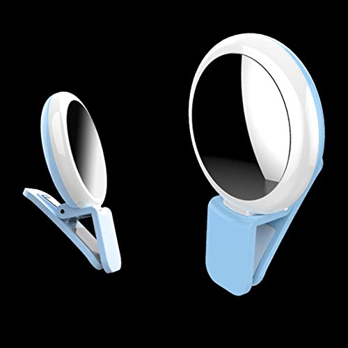 Selfie luz CCI RK17S 3 Niveles de Brillo frío + Caliente + Mixed luz Mini Espejo cosmético de Belleza/luz de Relleno con Luz LED 20, for el iPhone, Galaxy, Huawei, Xiaomi, LG, HTC y Otros teléfonos