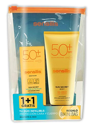 Sensilis Sun Secret - Pack Crema Solar Facial + Corporal - SPF 50+, 40ml + 200 ml
