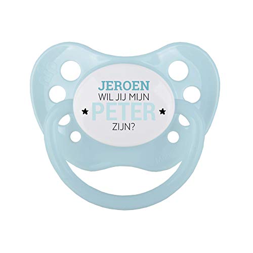 ¿Serás mi padrino - chupete azul