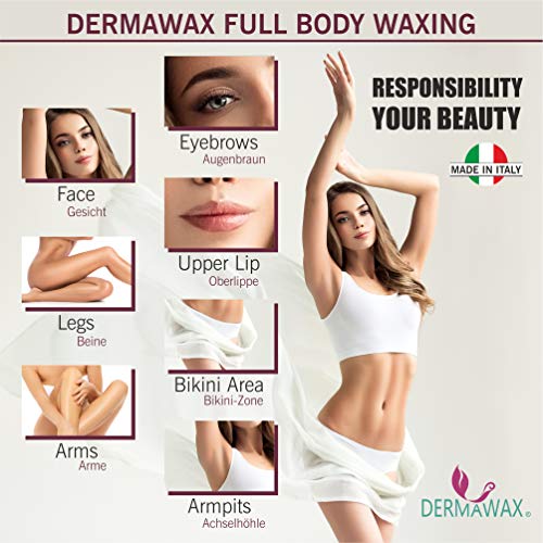 Serie Dermawax negra de 1 kg- Cera de película de rosa Perlas de cera de cera caliente para depilación profesional de todo el cuerpo Depilación brasileña depilación