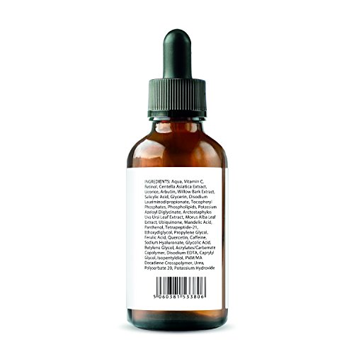 Serum de Vitamina C, E y Ácido Ferúlico de Triple Potencia (con Retinol y doble potencia de Ácido Hialurónico) – 30ml / 1 fl oz