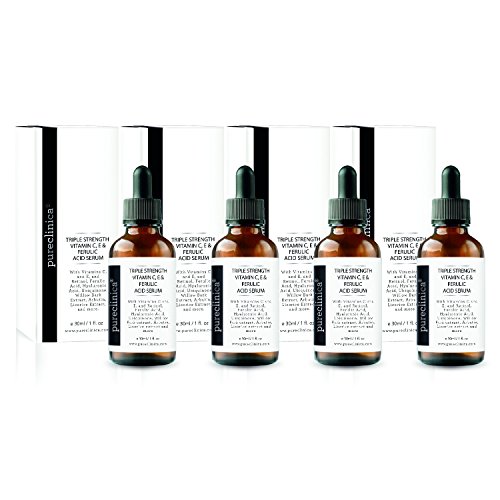 Serum de Vitamina C, E y Ácido Ferúlico de Triple Potencia (con Retinol y doble potencia de Ácido Hialurónico) – 30ml / 1 fl oz