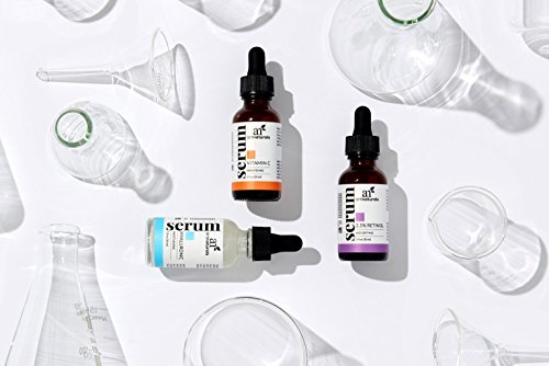 Set de 2 sérums orgánicos Art Naturals con vitamina C y retinol, combate las arrugas y ojeras, terapia antienvejecimiento mañana y noche, ingredientes naturales, tratamiento hidratante, 30 ml
