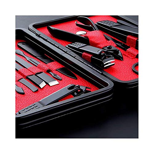 Set De Cortaúñas,Cortaúñas The Vintage Cosmetic Company Cortaúñas Y Cortaúñas Piece Cutter Cuticle Clipper Manicure Dust Brush Pedicure Nail Care Kit Case Gift Set Nail Art Tools Cortauñas Uñas