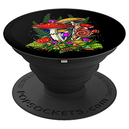 Setas Mágicas Psicodélico Hippie Naturaleza Bosque PopSockets Agarre y Soporte para Teléfonos y Tabletas