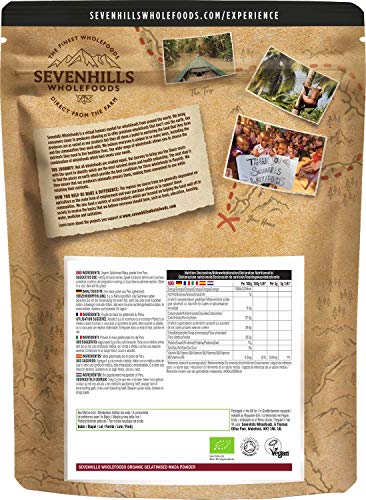 Sevenhills Wholefoods Maca Gelatinizada En Polvo Orgánico 500g