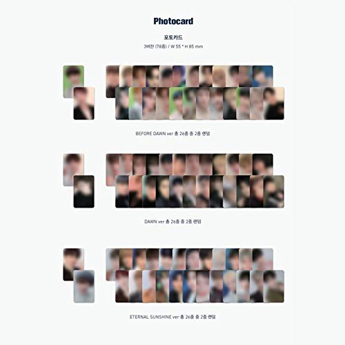 SEVENTEEN 6th Mini Album - YOU MADE MY DAWN [ ETERNAL SUNSHINE ver. ] CD + Photobook + Lyrics + Lenticular Card + Photocard + Scene Card + Sticker + FREE GIFT / K-POP Sealed