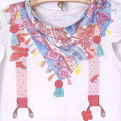 Sevira Kids – Mono de bebé niña de algodón orgánico Chloé beige gris Talla:6-9M - 68CM