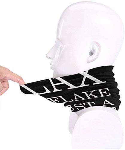 shenguang Relax Snowflake It's Just A Red Hat Neck Gaiter Ear Warmer Headband Scarf máscaras faciales Bandanas