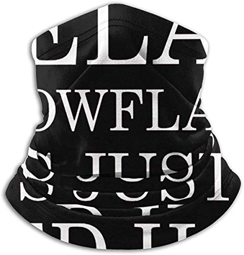 shenguang Relax Snowflake It's Just A Red Hat Neck Gaiter Ear Warmer Headband Scarf máscaras faciales Bandanas