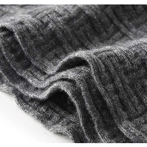 Shi xiang shop Bufanda de Punto Infinity para Unisex-Adulto, Bufanda de Cachemira de Moda de Invierno, Bufanda Gruesa y cálida Gris Gris