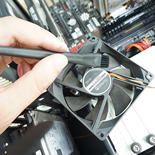 ShipeeKin 4 en 1 Kit de cepillo de limpieza de polvo eléctrico/3 tamaños de cepillos ESD antiestáticos + 1 cepillo de limpieza para cámara/PC/monitor de polvo