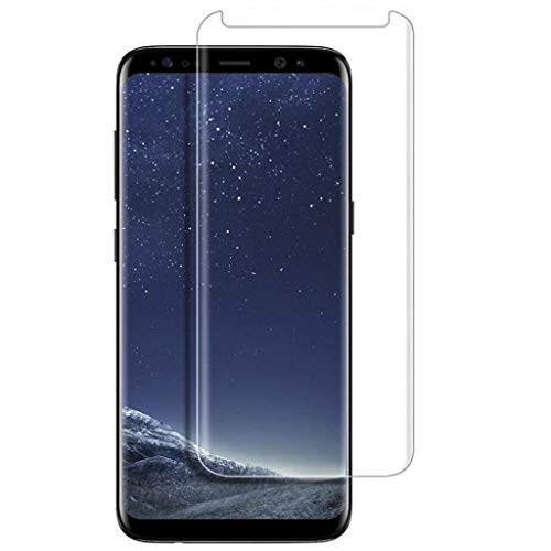Shiwaki 1Kit Película de Vidrio Templado para Galaxy S9 Plus,Coating el Revestimiento Antihuellas y Resistente al Aceite Mantiene