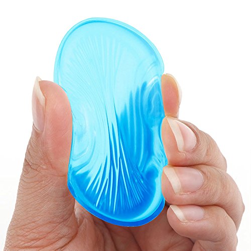 Shop Story Esponja para maquillaje, base de maquillaje o crema antiojeras, silicona, azul