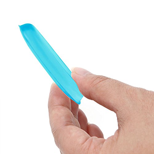 Shop Story Esponja para maquillaje, base de maquillaje o crema antiojeras, silicona, azul