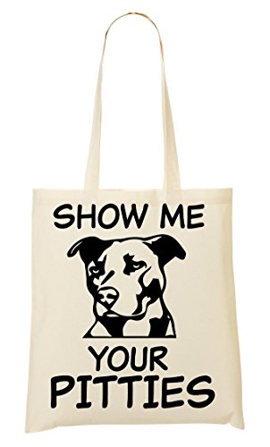 Show Your Pitties Pitbull Bolso De Mano Bolsa De La Compra