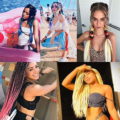Showjarlly Kanekalon pre estiró el trenzado del cabello Ombre Jumbo Braid Extensión del cabello Fibra de alta temperatura 3 unids/lote 100 g/pc Para Crochet Twist trenzar el pelo