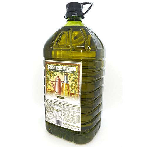 Sierra de Utiel - Aceite de Oliva Virgen Extra Premium - Garrafa PET (5 l) - Producto Natural Origen España