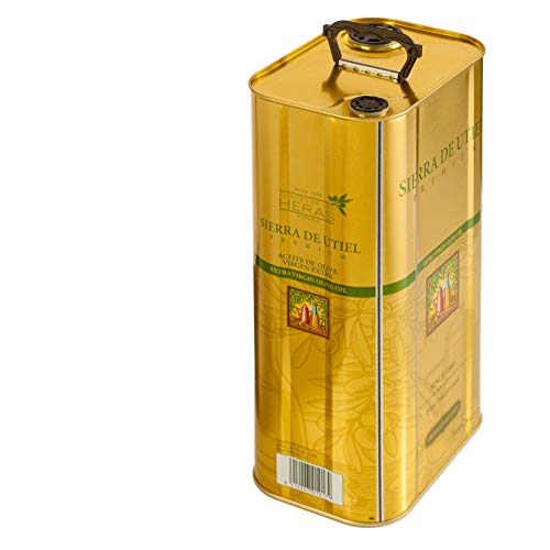 Sierra de Utiel - Aceite de Oliva Virgen Extra Premium - Lata de 5 litros - Producto Natural Origen España